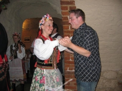 En dans i Krakow i Polen 2004